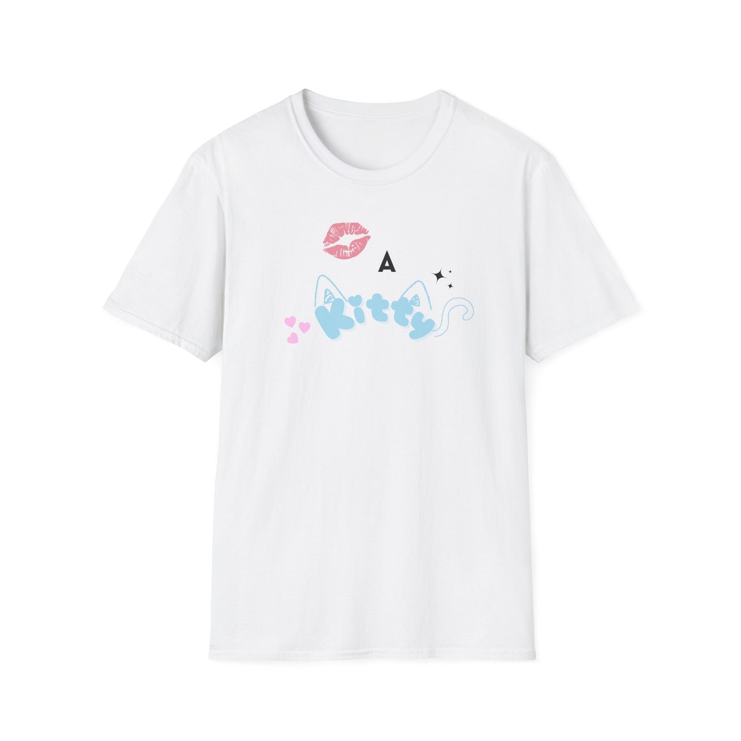 Kiss a Cat Unisex T-Shirt, Fun Graphic Tee, Animal Lover's Gift, Kawaii Apparel, Gift for Cat Lovers, Birthday Present