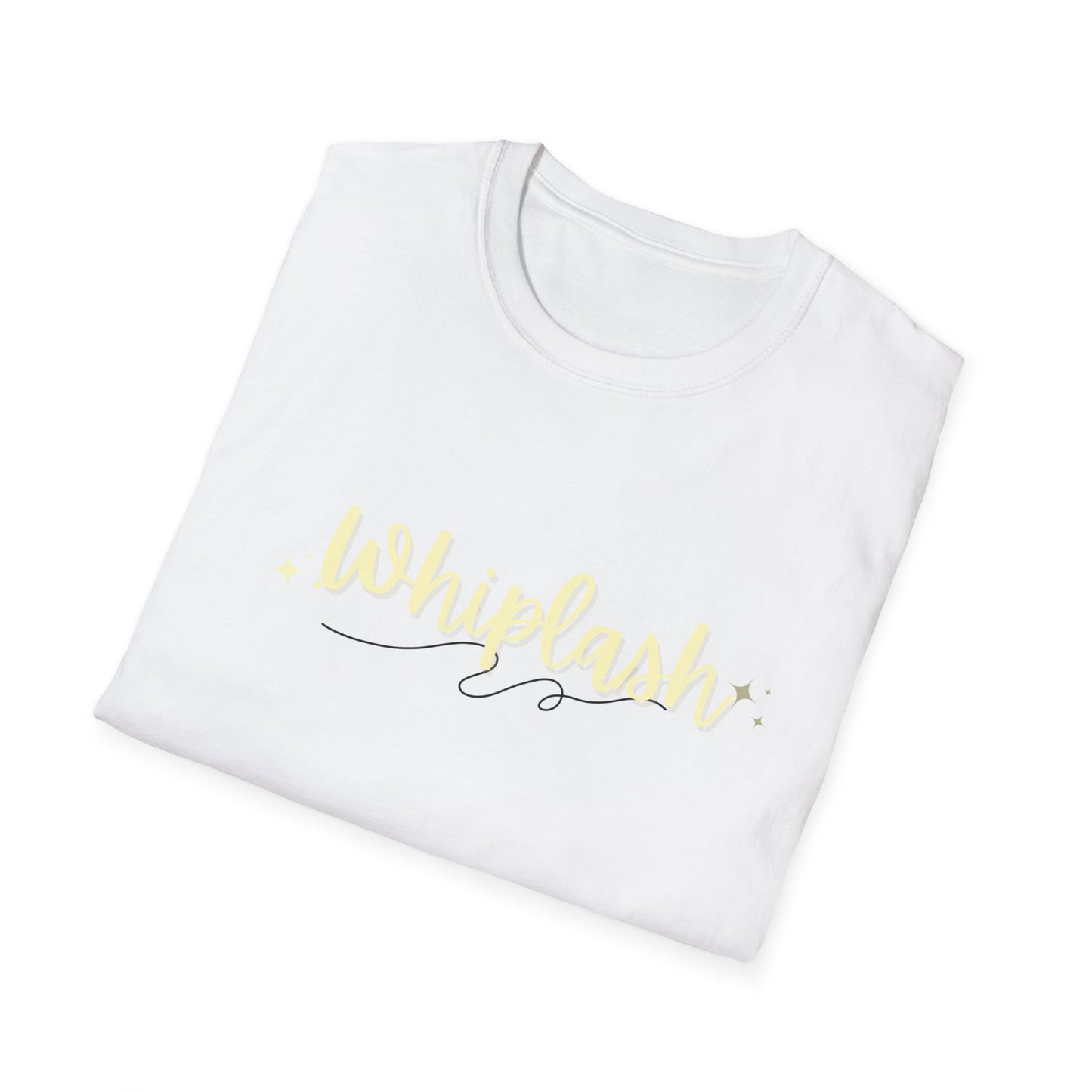Whiplash Unisex Softstyle T-Shirt, Casual Tee, Gift for Friends, Trendy Shirt, Summer Fashion, Everyday Wear, Birthday Gift