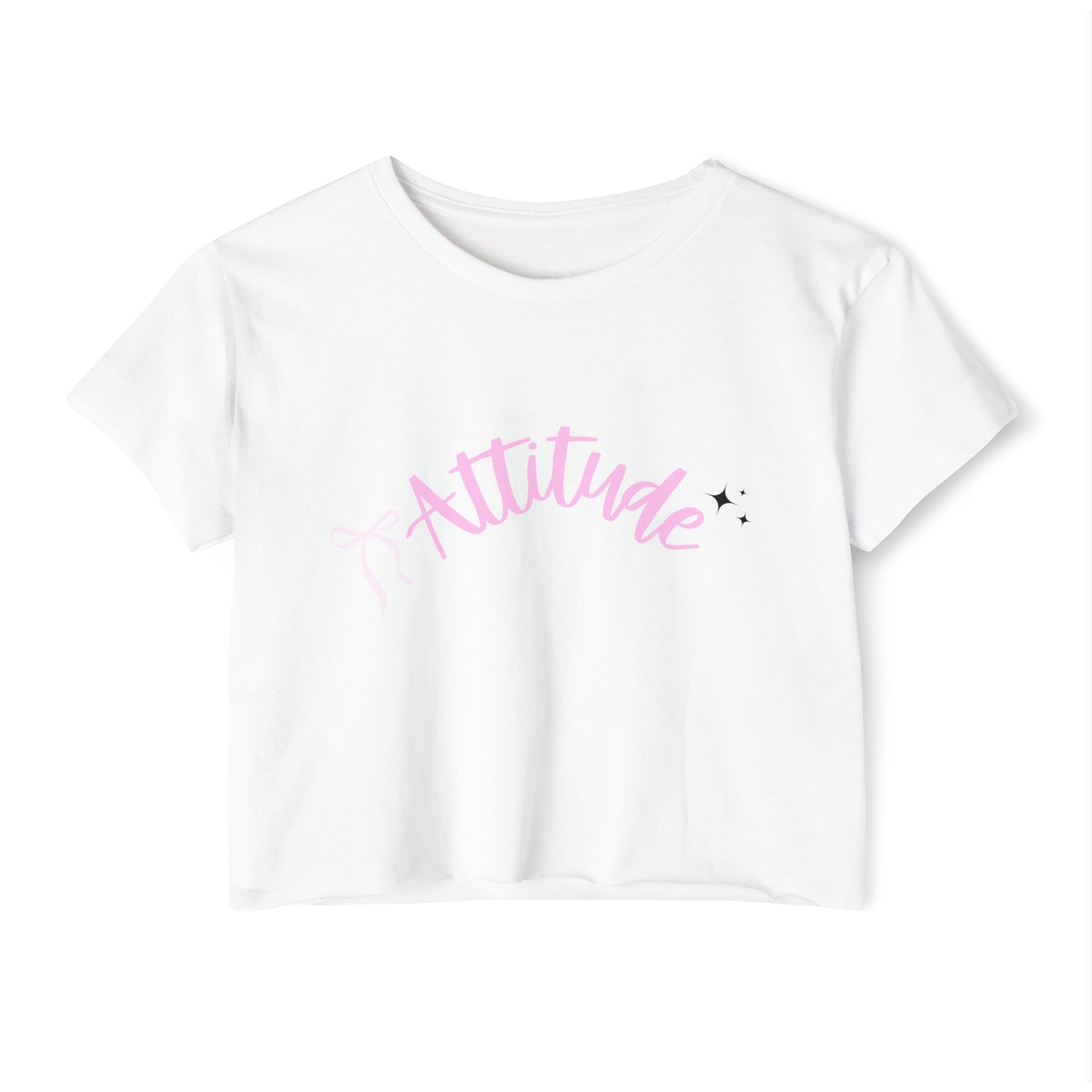 Women's Festival Crop Top - Attitude Tee, Summer Fashion, Concert Outfits, Casual Wear, Gift for Her