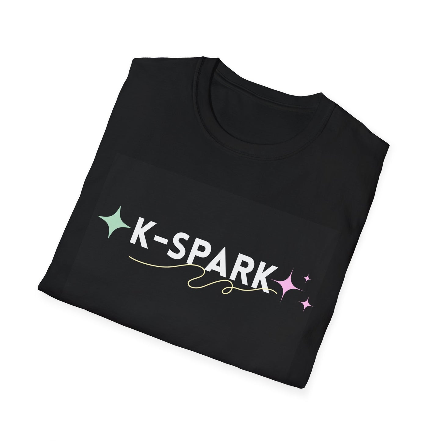 K-SPARK Unisex Softstyle T-Shirt, Casual Everyday Tee, Graphic Tee for Friends, Summer T-Shirt, Unique Gift for Music Lovers, 9 Nation Heart Shirt
