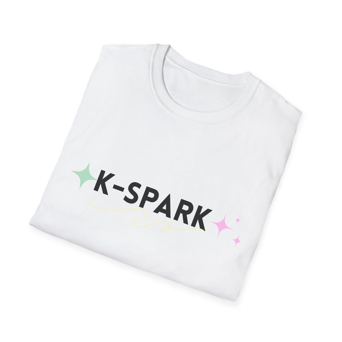 K-SPARK Unisex Softstyle T-Shirt, Casual Everyday Tee, Graphic Tee for Friends, Summer T-Shirt, Unique Gift for Music Lovers, 9 Nation Heart Shirt