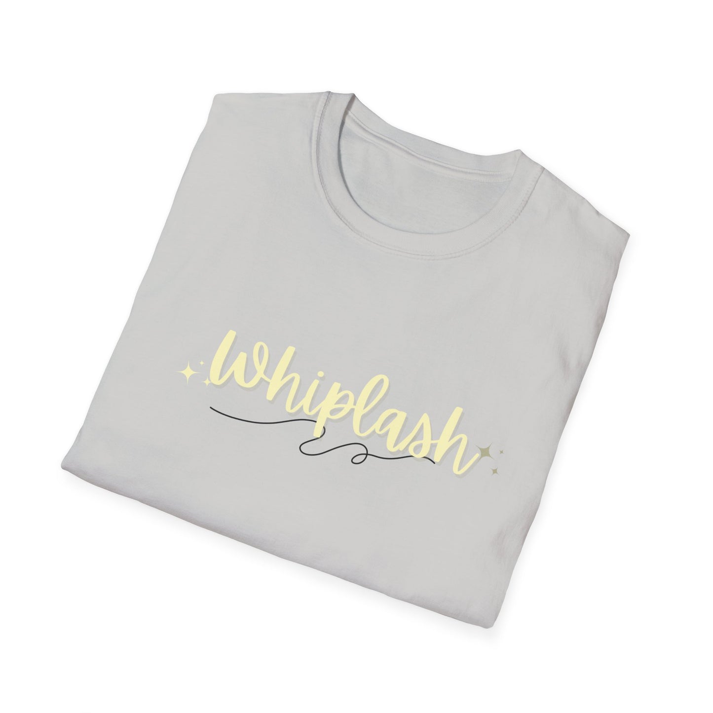 Whiplash Unisex Softstyle T-Shirt, Casual Tee, Gift for Friends, Trendy Shirt, Summer Fashion, Everyday Wear, Birthday Gift