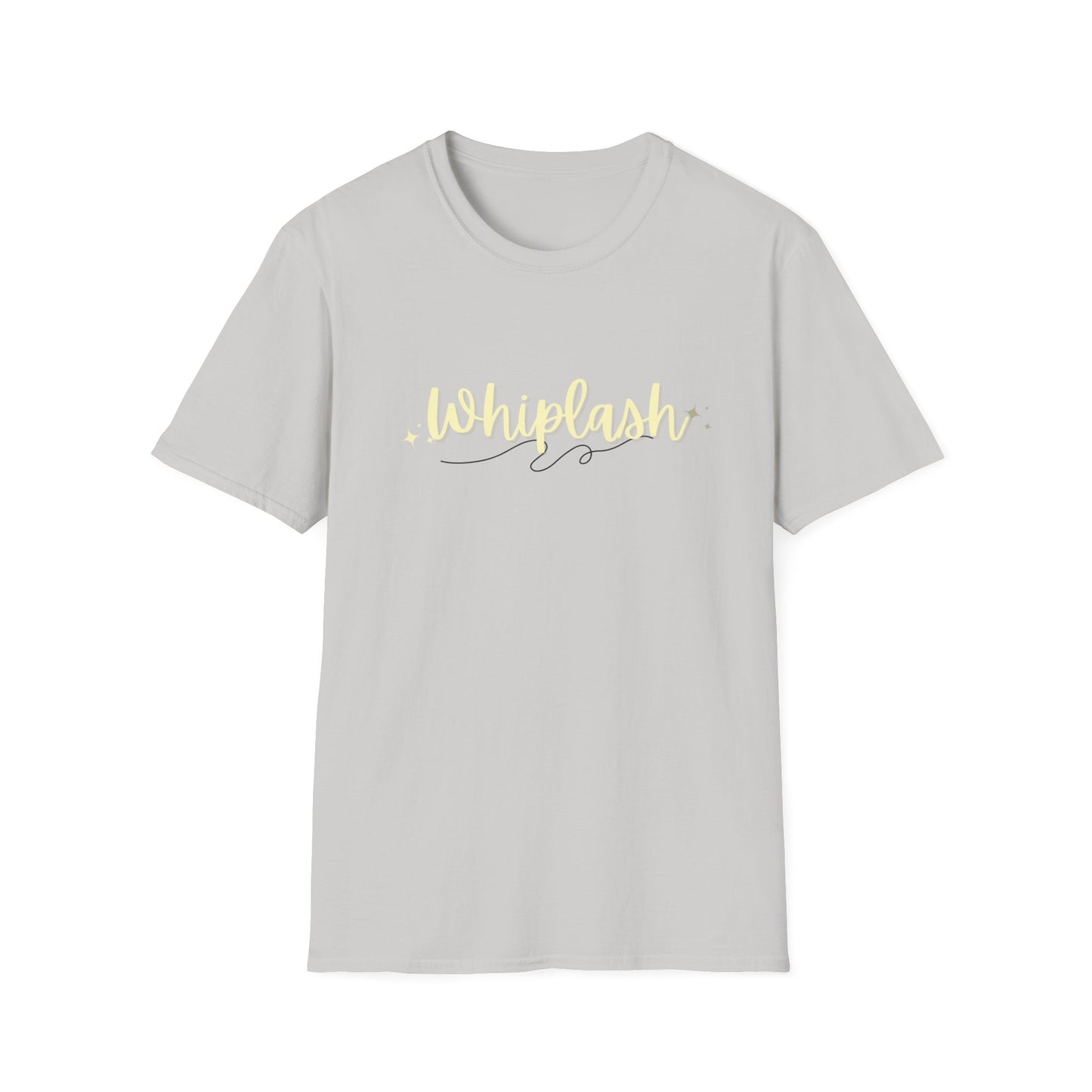 Whiplash Unisex Softstyle T-Shirt, Casual Tee, Gift for Friends, Trendy Shirt, Summer Fashion, Everyday Wear, Birthday Gift