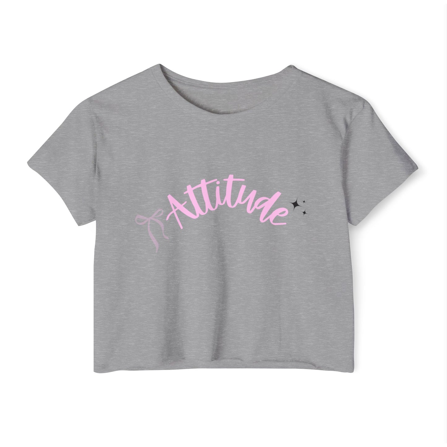 Women's Festival Crop Top - Attitude Tee, Summer Fashion, Concert Outfits, Casual Wear, Gift for Her