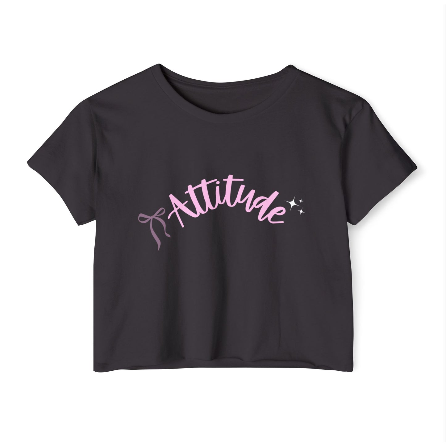 Women's Festival Crop Top - Attitude Tee, Summer Fashion, Concert Outfits, Casual Wear, Gift for Her