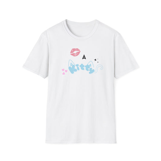 Kiss a Cat Unisex T-Shirt, Fun Graphic Tee, Animal Lover's Gift, Kawaii Apparel, Gift for Cat Lovers, Birthday Present