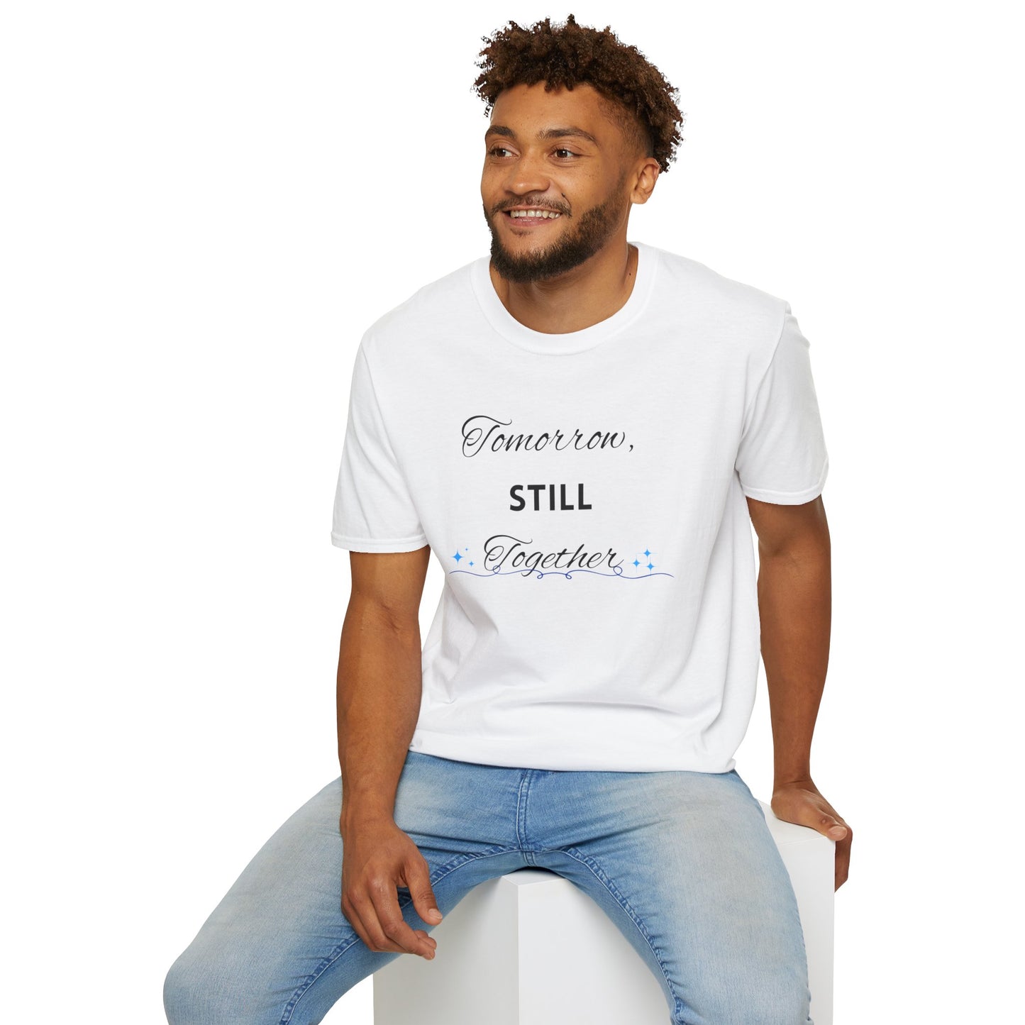 Tomorrow, Still Together Unisex Softstyle T-Shirt - Inspirational Tee, Gift for Couples, Comfy Everyday Wear, Relationship [...]