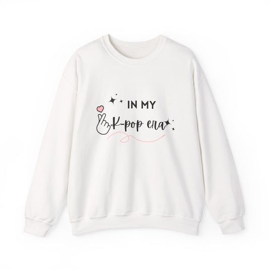 K-Pop Era Crewneck Sweatshirt, Cute Unisex K-Pop Sweatshirt, Cozy Gift for Fans, Trendy Streetwear, Soft Casual Sweatshirt