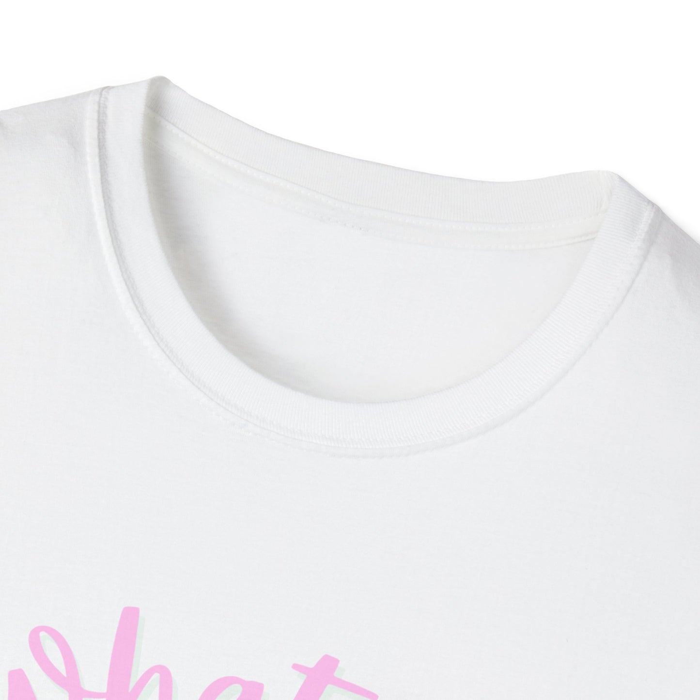 Graphic Heart Unisex T-Shirt - 'What is' Question Mark Design