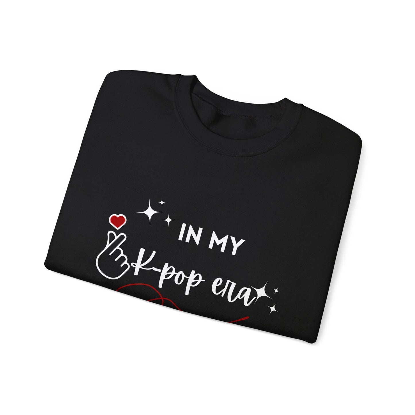 K-Pop Era Crewneck Sweatshirt, Cute Unisex K-Pop Sweatshirt, Cozy Gift for Fans, Trendy Streetwear, Soft Casual Sweatshirt