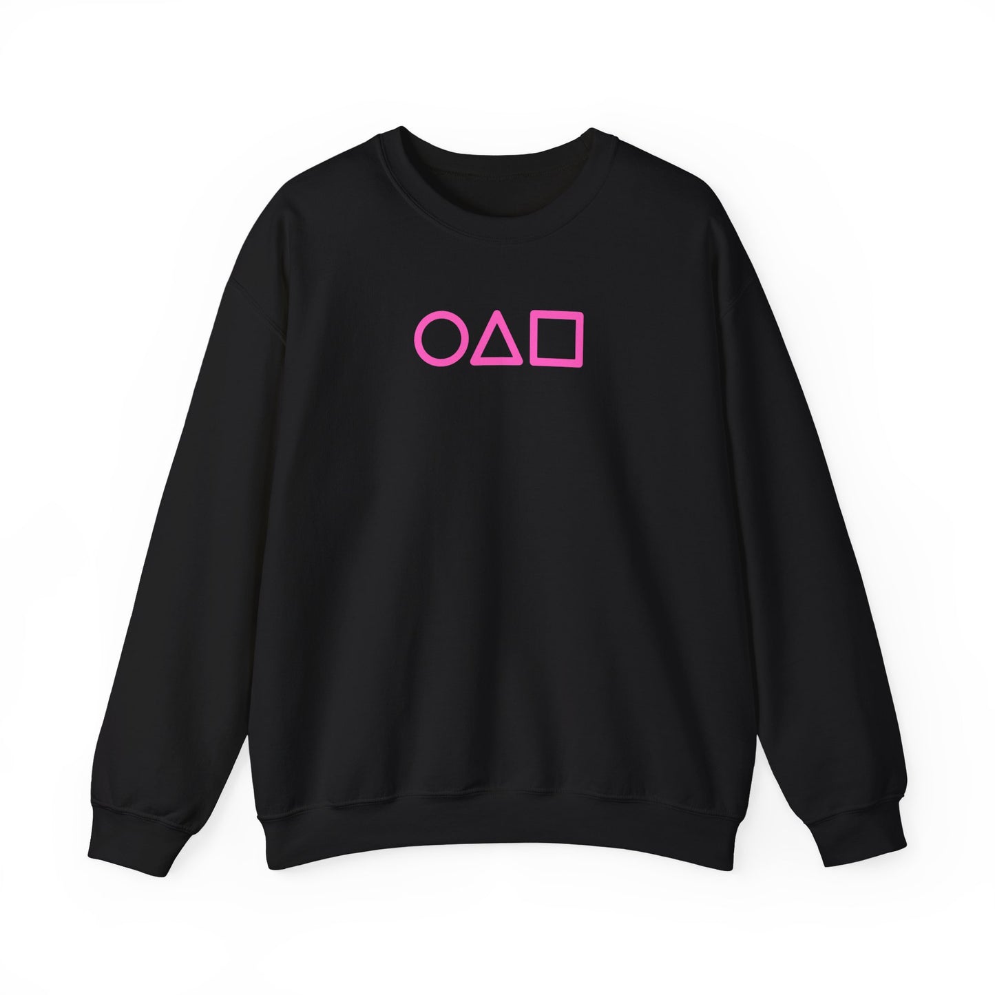 Trendy Unisex Heavy Blend™ Crewneck Sweatshirt with Minimalist Shapes, Casual Fashion, Gift for Him/Her, Cozy Lounge Wear, Stylish [...]