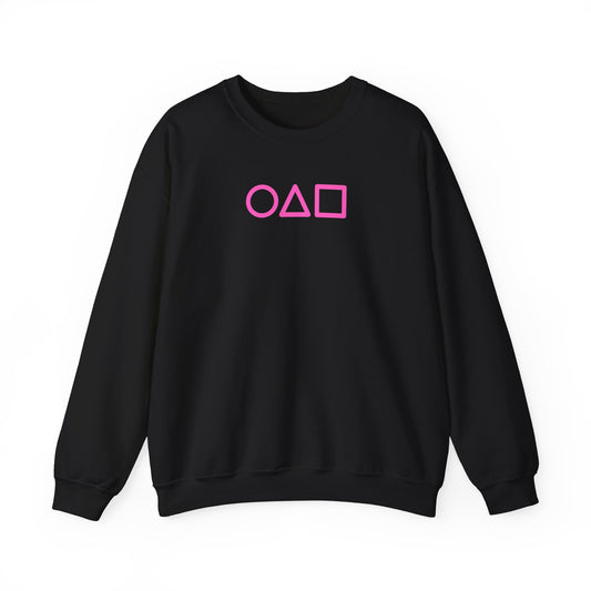 Trendy Unisex Heavy Blend™ Crewneck Sweatshirt with Minimalist Shapes, Casual Fashion, Gift for Him/Her, Cozy Lounge Wear, Stylish [...]