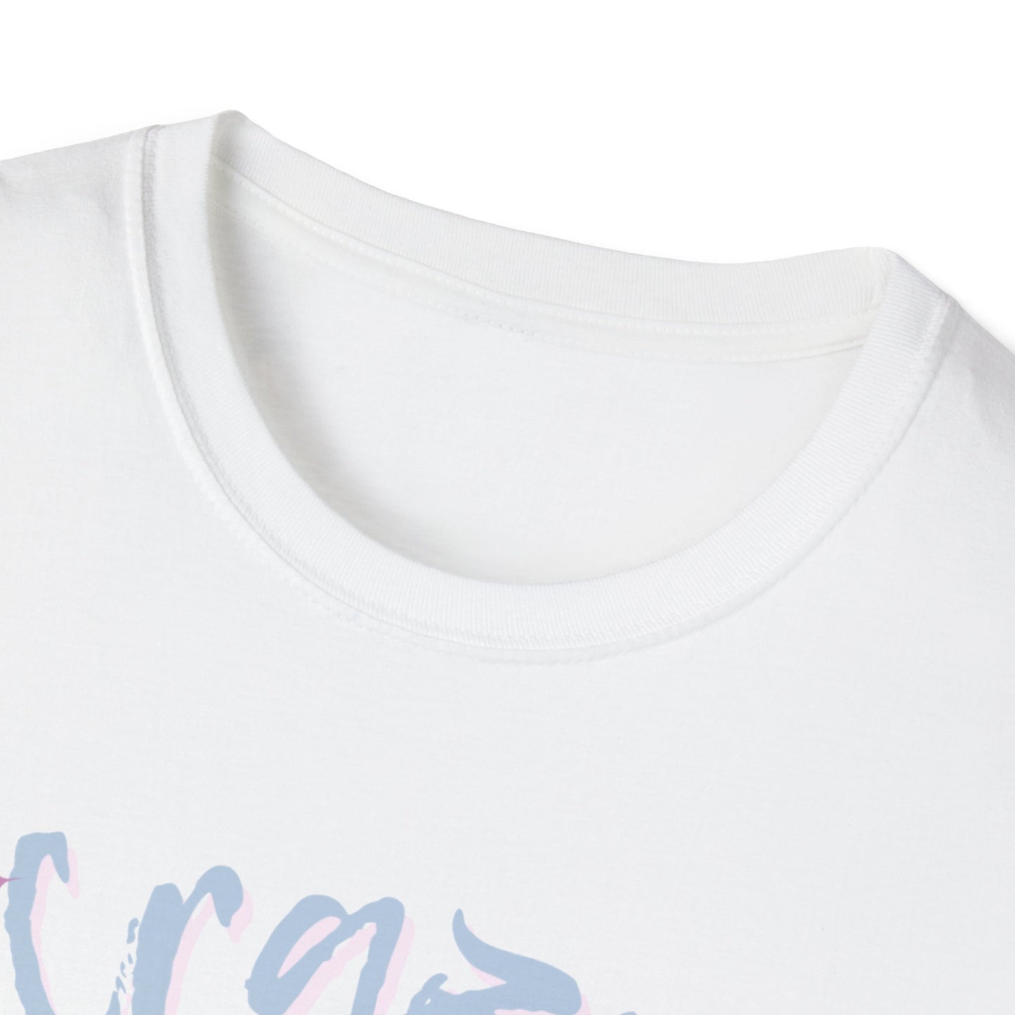 Unisex Softstyle T-Shirt - "CRAZY" Inspirational Tee, Casual Wear, Gift for Friends, Everyday Fashion, Unique Graphic Shirt
