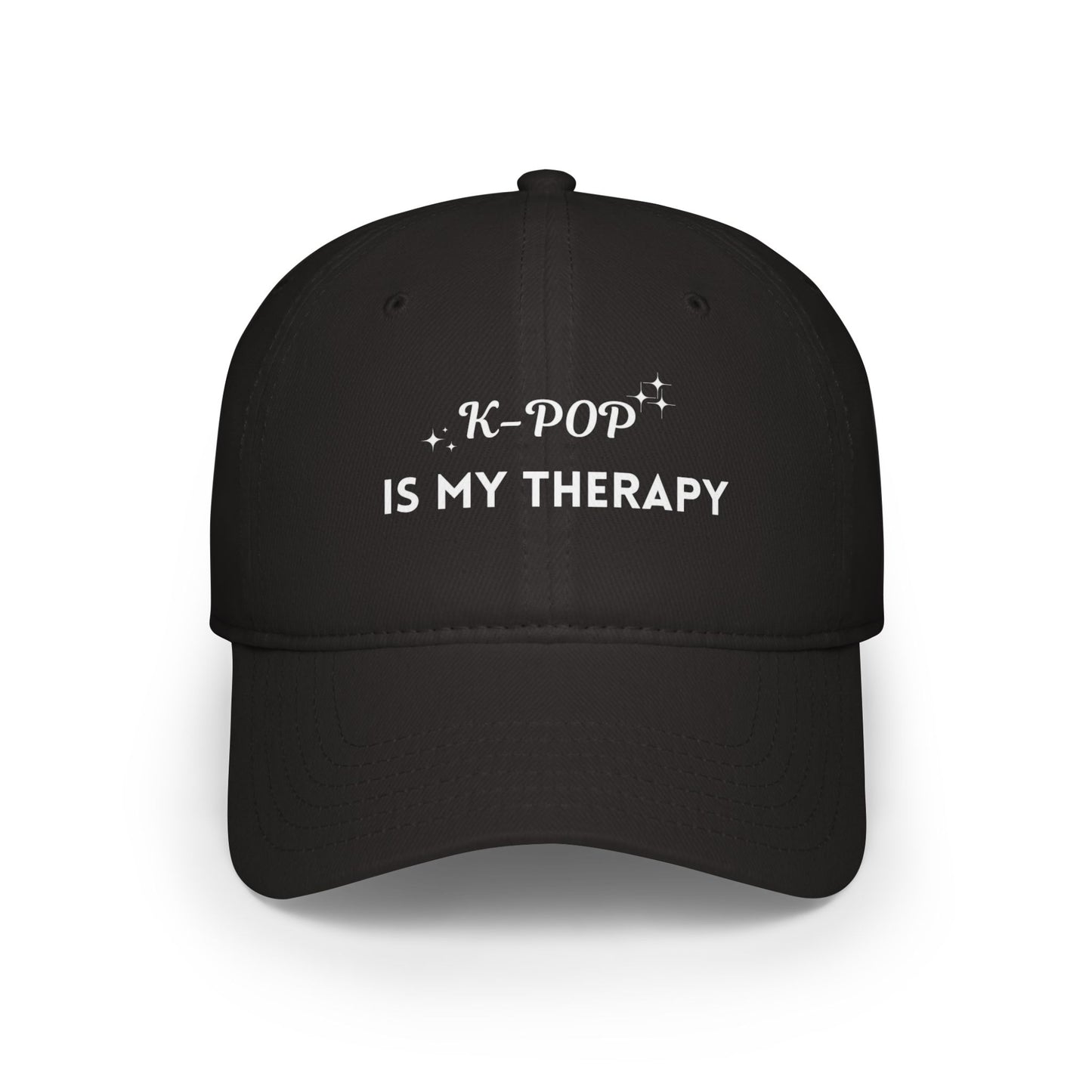 K-Pop is Therapy Baseball Cap, Trendy Hat for Music Lovers, Perfect Gift for Fans, Casual Wear, Festivals, Birthday