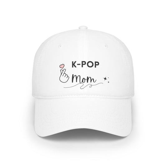 K-Pop Mom Baseball Cap, Trendy Hat for K-Pop Lovers, Gift for Mother's Day, Stylish Accessory for Moms, Adjustable Cap, Cute Fashion Piece