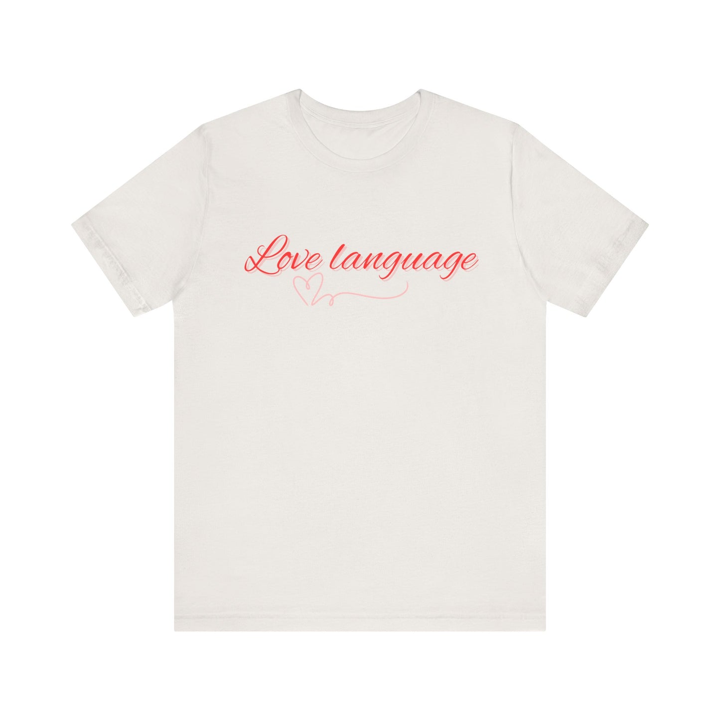 Love Language Tee, Unisex Graphic T-Shirt, Funny Couples Gift, Heartfelt Conversation Starter, Valentine's Day Apparel, [...]