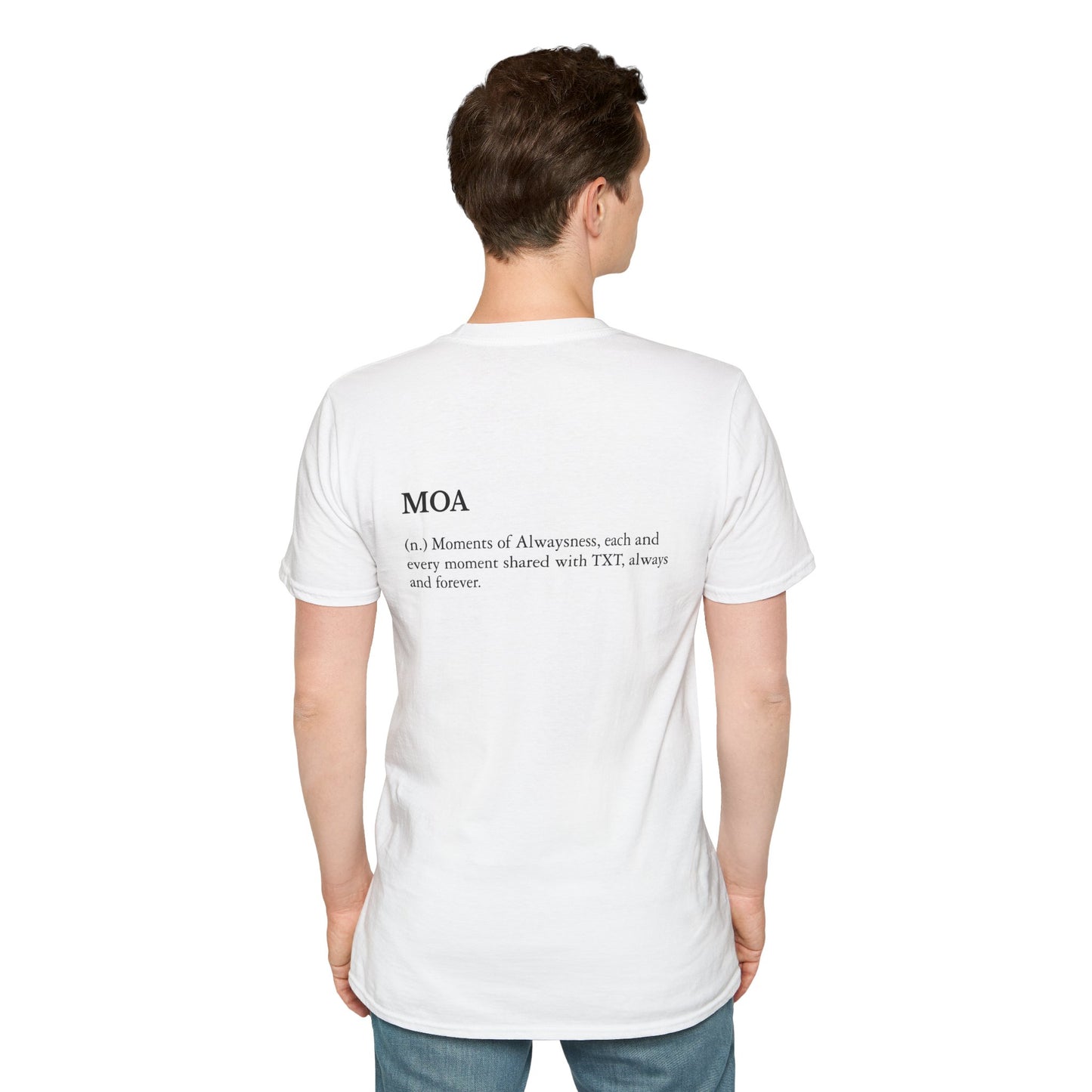 Unisex Softstyle T-Shirt - Moments of Always, Casual Wear, Gift for Her, Meaningful Quote Tee, Everyday Comfort