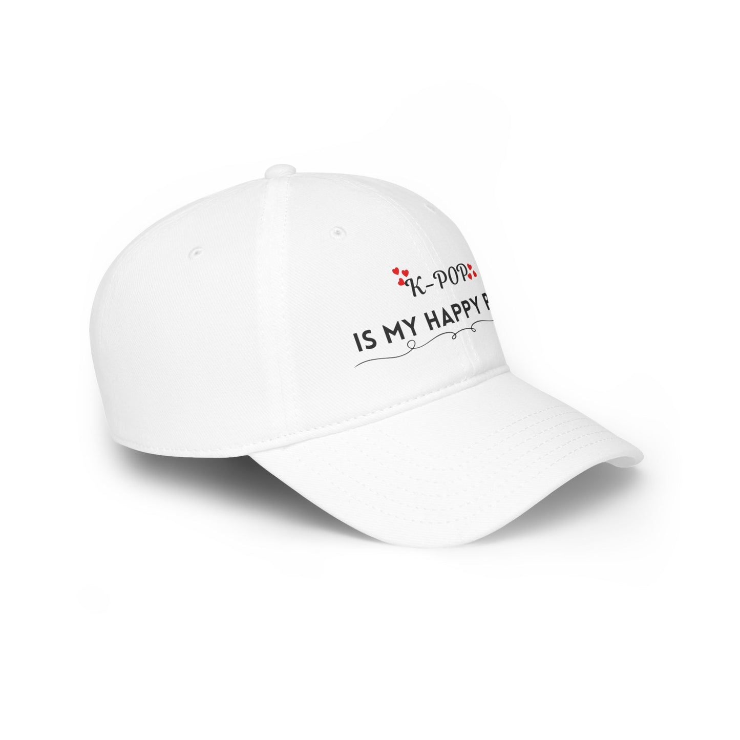 K-Pop Happy Place Baseball Cap, Trendy Hat for Music Lovers, Perfect Gift for Fans, Casual Wear, Festivals, Birthday