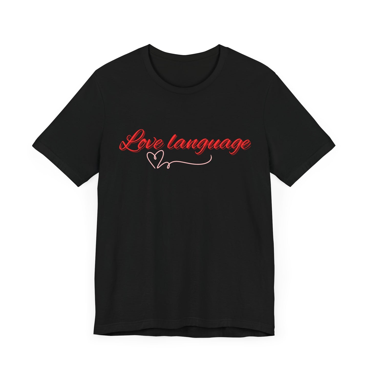 Love Language Tee, Unisex Graphic T-Shirt, Funny Couples Gift, Heartfelt Conversation Starter, Valentine's Day Apparel, [...]