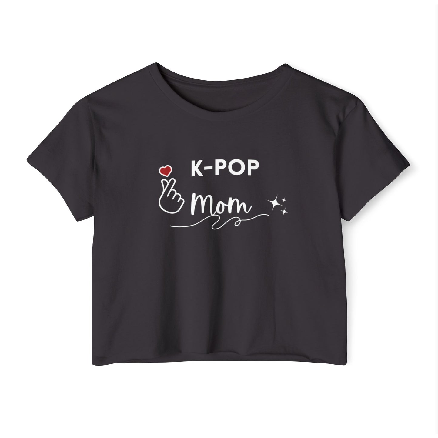 Women's Festival Crop Top - K-Pop Mom| Cute Summer Top, Festival Wear, Casual Chic, Gift for Best Friend, Everyday Style
