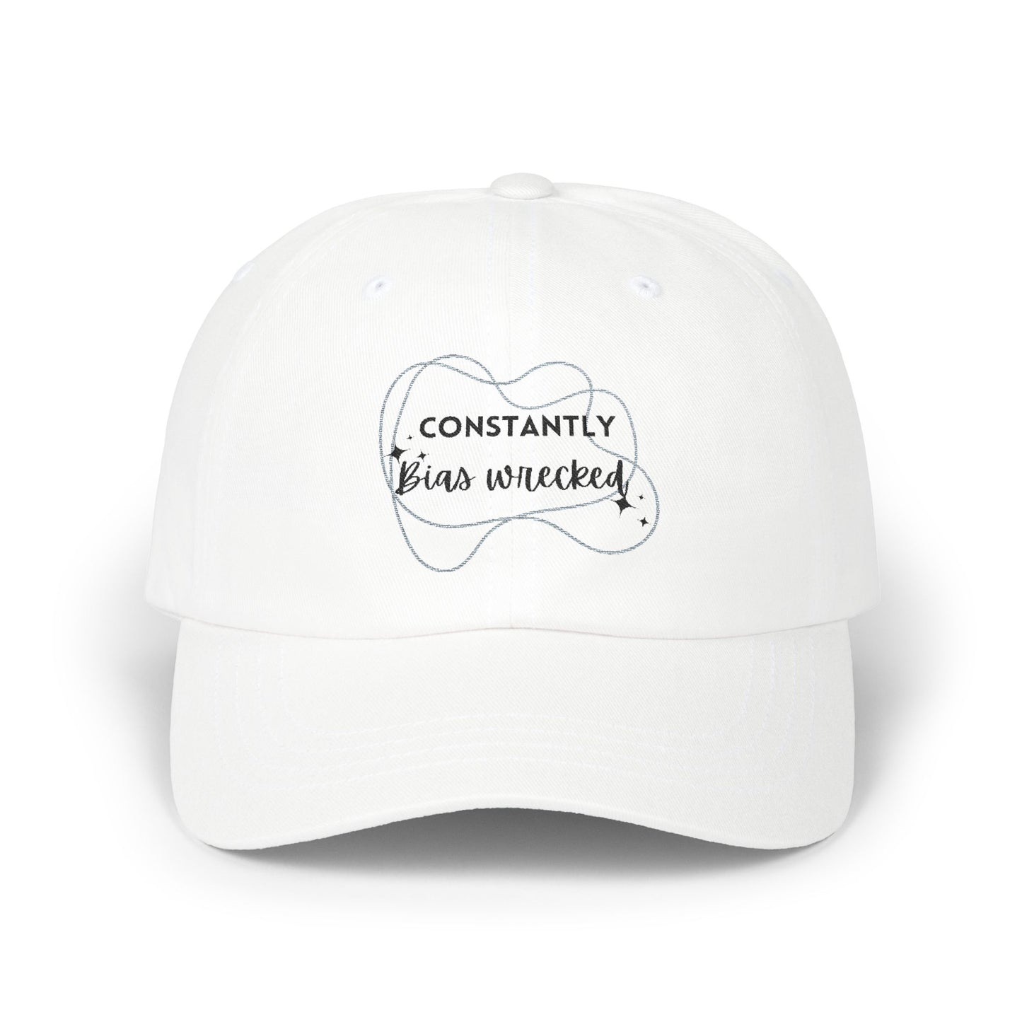 Constantly Bias Wrecked Dad Cap, Funny Cap, Unisex Hat, Gift for Dads, Casual Style, Everyday Wear, Statement Headwear