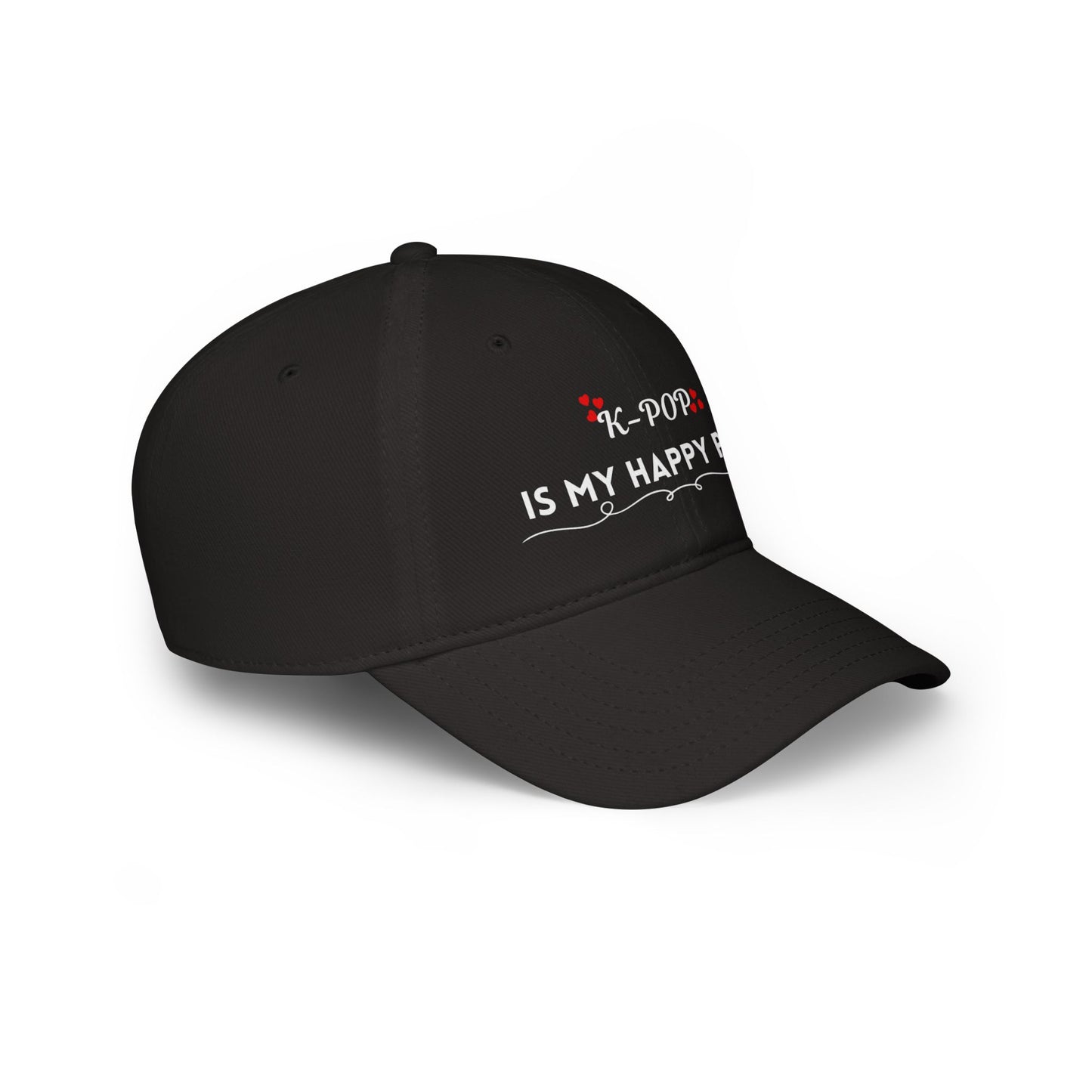 K-Pop Happy Place Baseball Cap, Trendy Hat for Music Lovers, Perfect Gift for Fans, Casual Wear, Festivals, Birthday