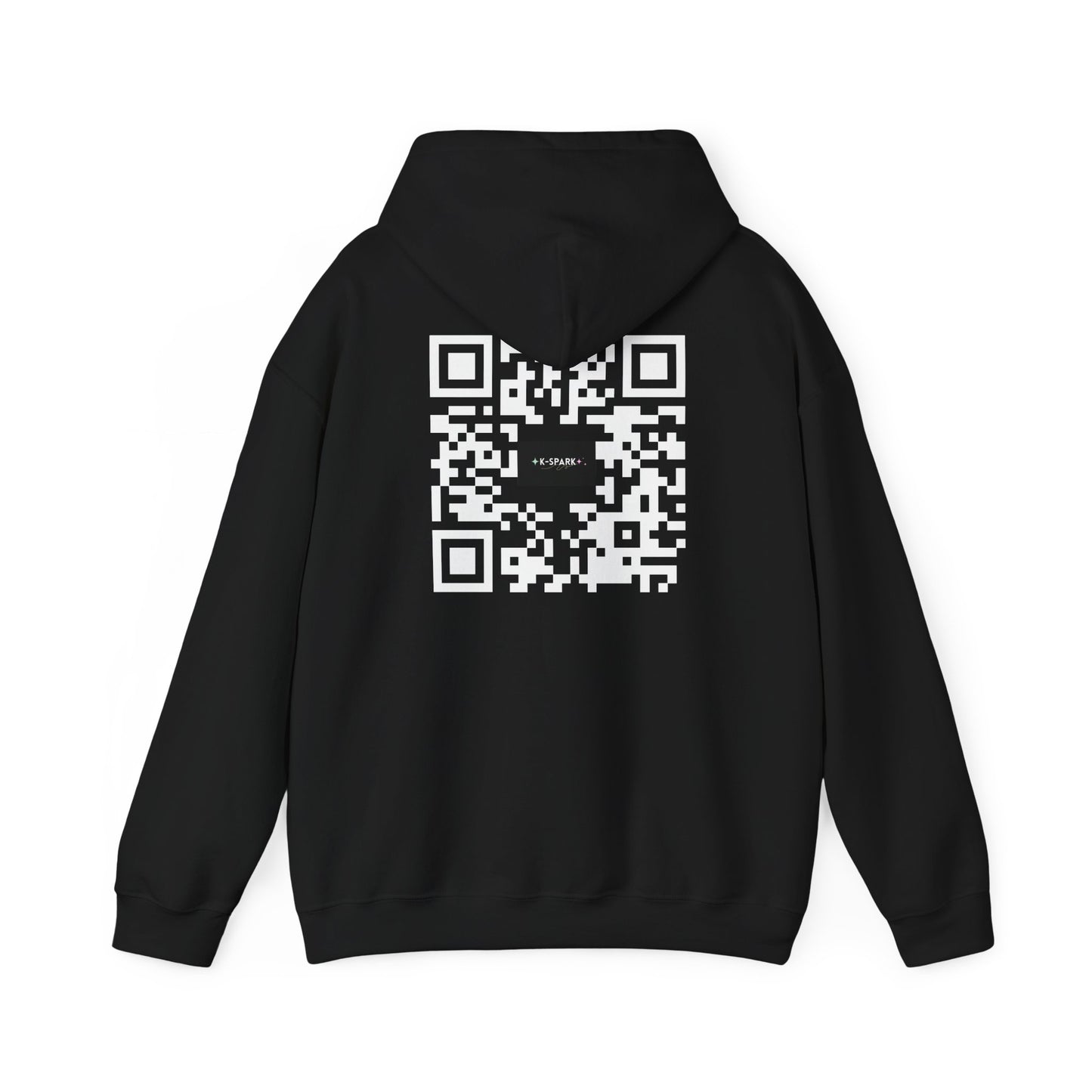 K-Pop QR Code Hoodie, Unisex Heavy Blend™ Sweatshirt for Fans, Gift for Music Lovers, Trendy Streetwear, Personalized Apparel