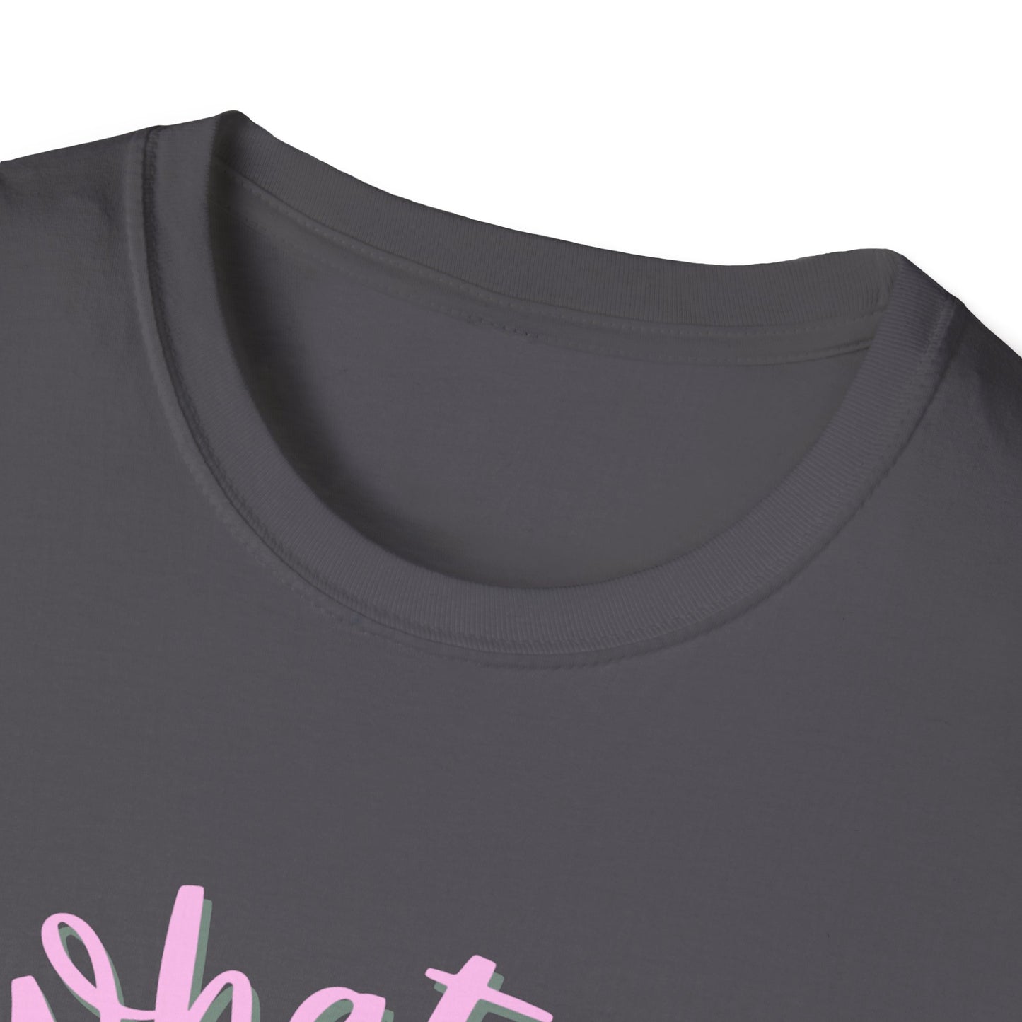 Graphic Heart Unisex T-Shirt - 'What is' Question Mark Design