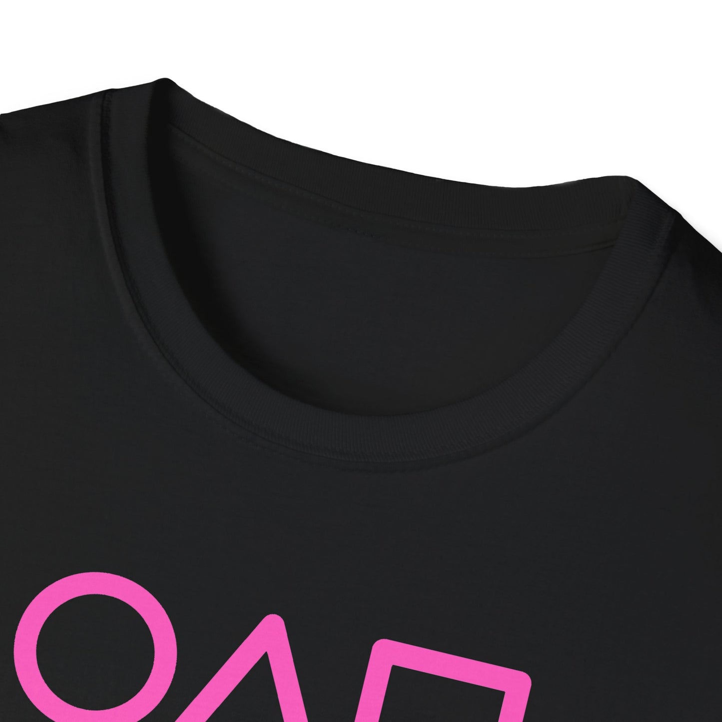 Chic Minimalist Graphic Tee, Unisex Softstyle T-Shirt with Shapes, Casual Comfort Wear, Gift for Her, Him, Trendy Fashion, Everyday Style