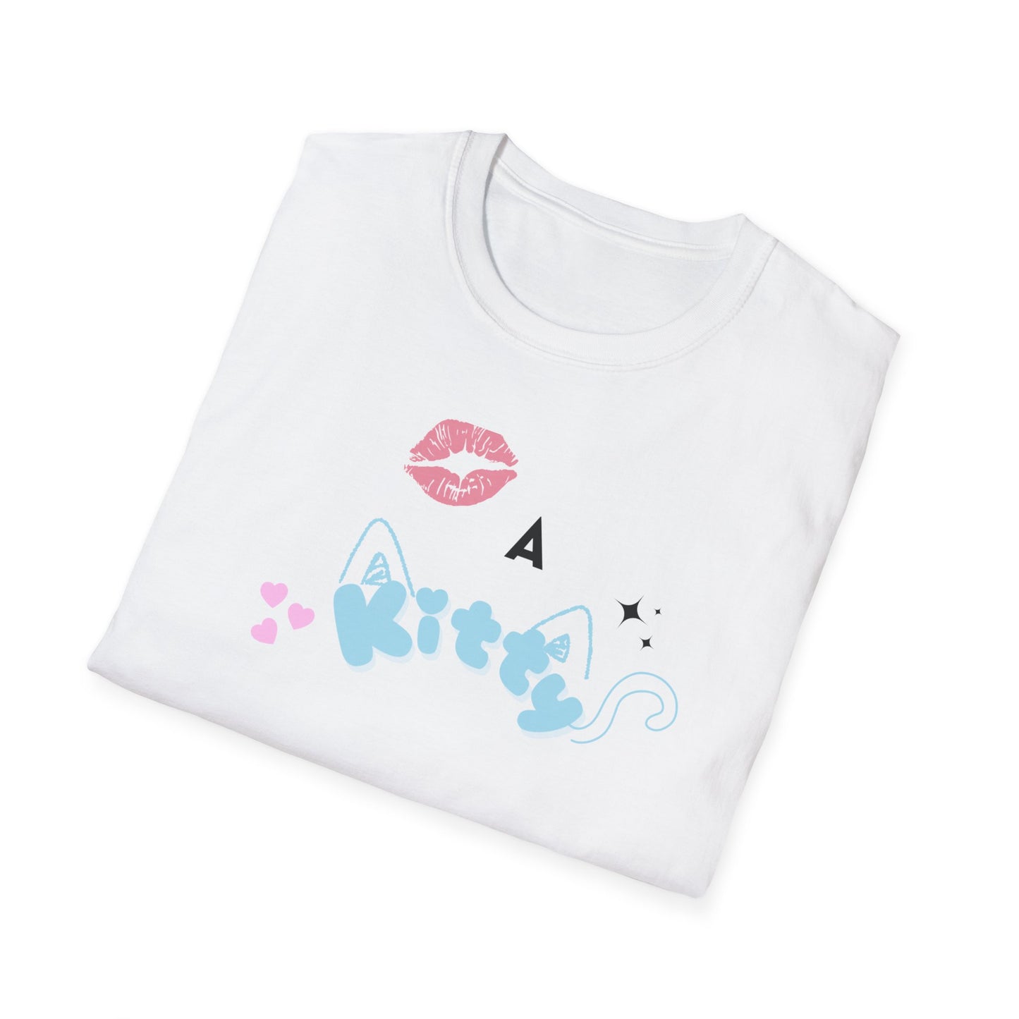 Kiss a Cat Unisex T-Shirt, Fun Graphic Tee, Animal Lover's Gift, Kawaii Apparel, Gift for Cat Lovers, Birthday Present