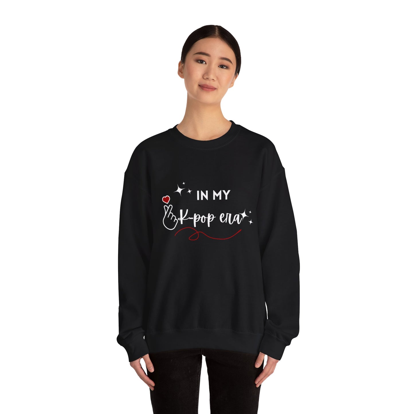 K-Pop Era Crewneck Sweatshirt, Cute Unisex K-Pop Sweatshirt, Cozy Gift for Fans, Trendy Streetwear, Soft Casual Sweatshirt