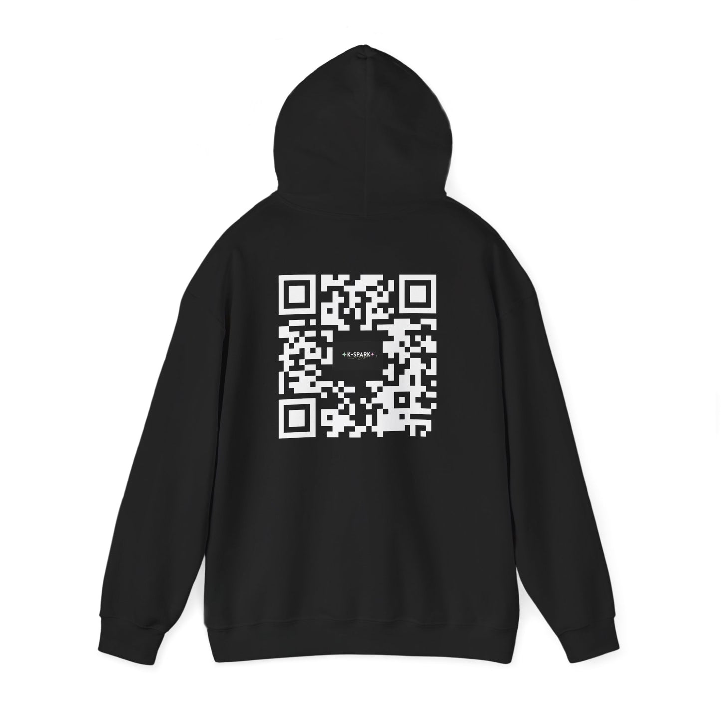 K-Pop QR Code Hoodie, Unisex Heavy Blend™ Sweatshirt for Fans, Gift for Music Lovers, Trendy Streetwear, Personalized Apparel
