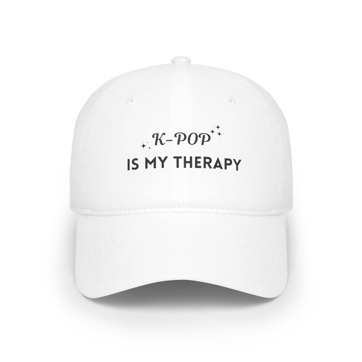 K-Pop is Therapy Baseball Cap, Trendy Hat for Music Lovers, Perfect Gift for Fans, Casual Wear, Festivals, Birthday
