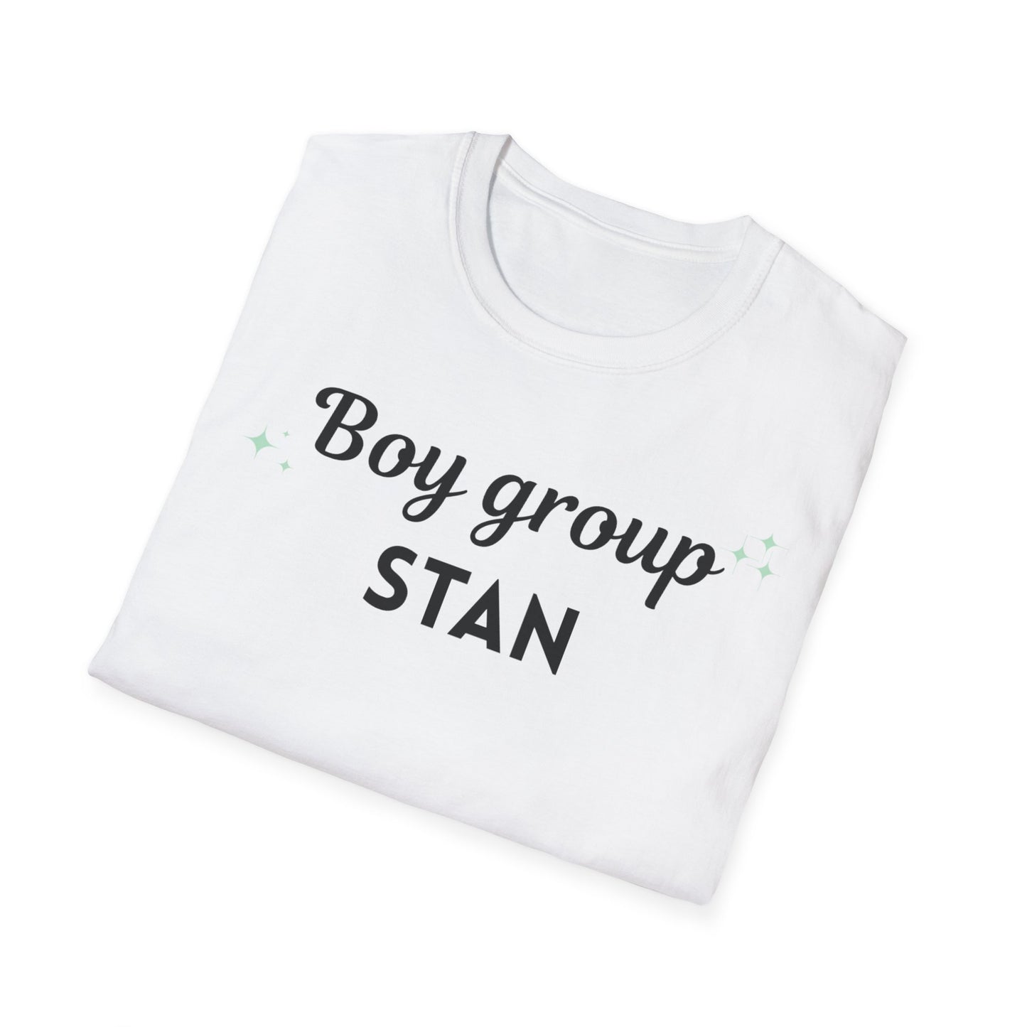 Boy Group Stan T-Shirt | Unisex Softstyle Tee for Fans | Perfect for Concerts, Casual Wear, Gifts