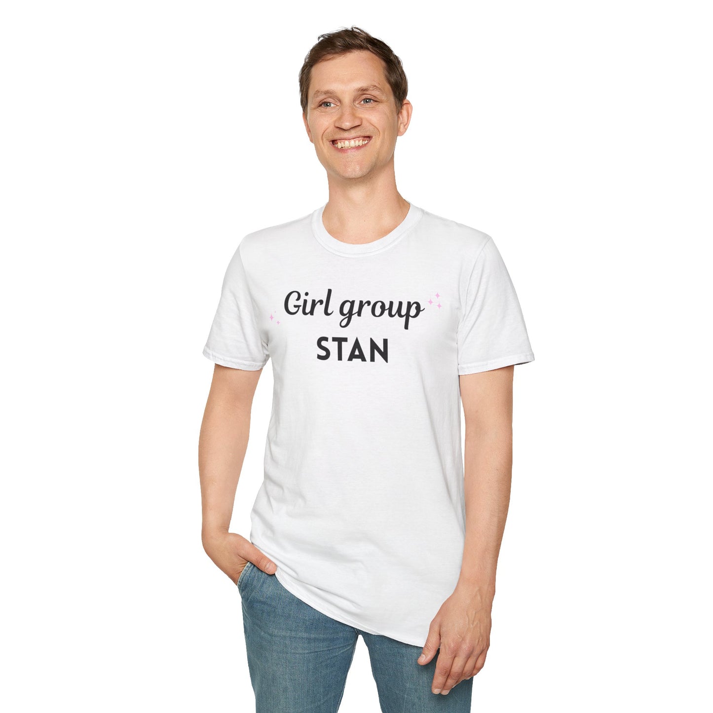 Girl Group Stan T-Shirt | Unisex Softstyle Tee for Fans | Perfect for Concerts, Casual Wear, Gifts