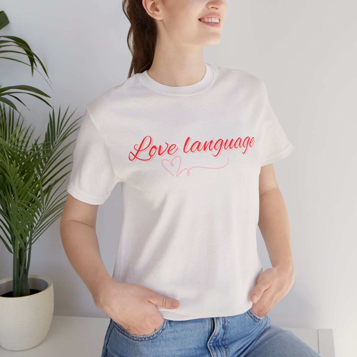 Love Language Tee, Unisex Graphic T-Shirt, Funny Couples Gift, Heartfelt Conversation Starter, Valentine's Day Apparel, [...]