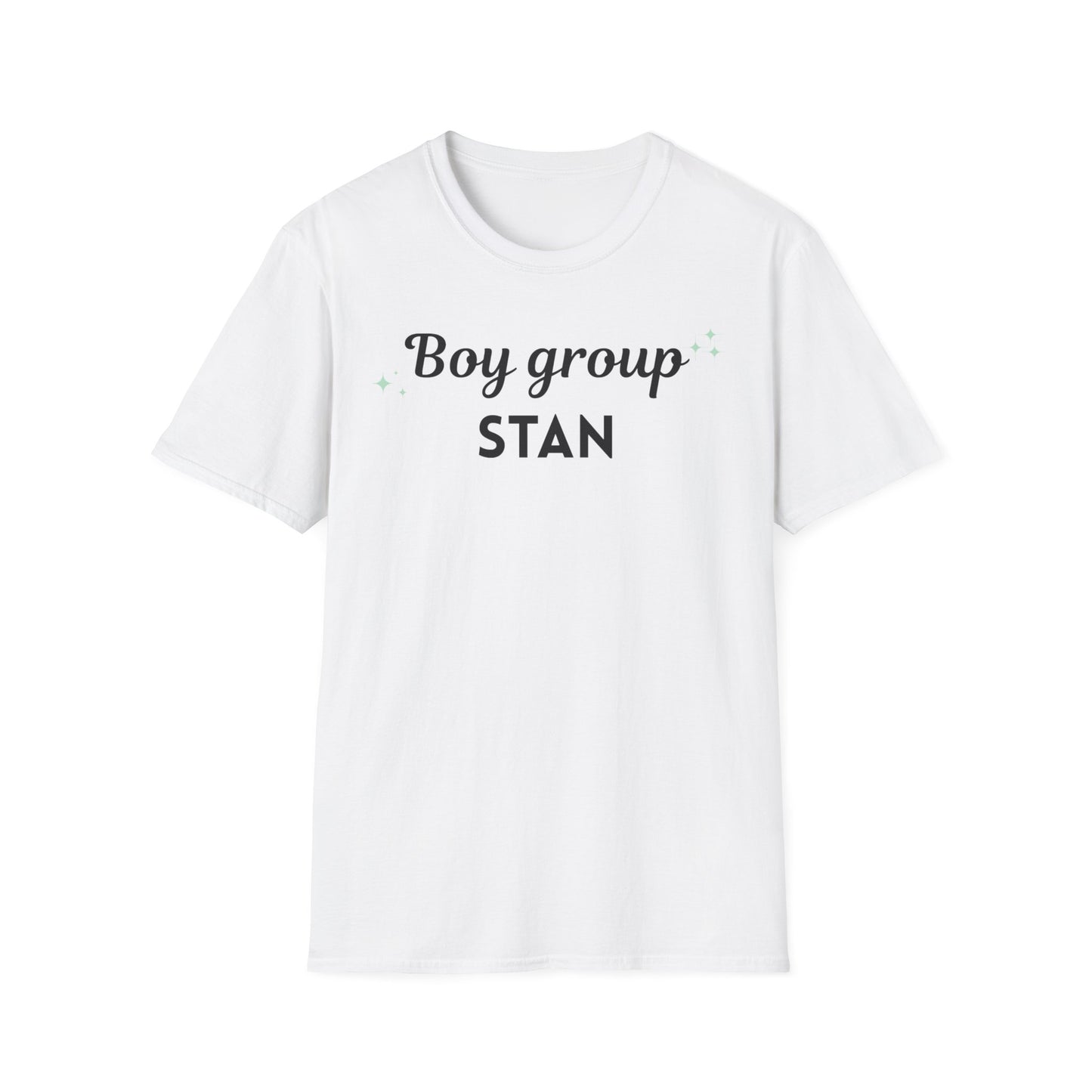 Boy Group Stan T-Shirt | Unisex Softstyle Tee for Fans | Perfect for Concerts, Casual Wear, Gifts